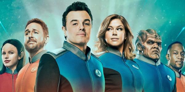 Seth MacFarlane and Adrianne Palicki appearing in The Orville cast image